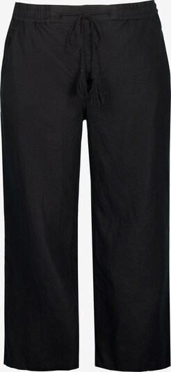 Ulla Popken Pantalon en noir, Vue avec produit