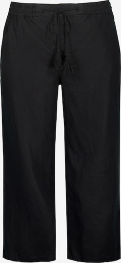 Ulla Popken Pantalon en noir, Vue avec produit