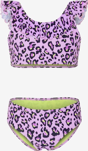 CHIEMSEE Bikini-Set ' mit Rüschen ' in Lila: Vorderseite