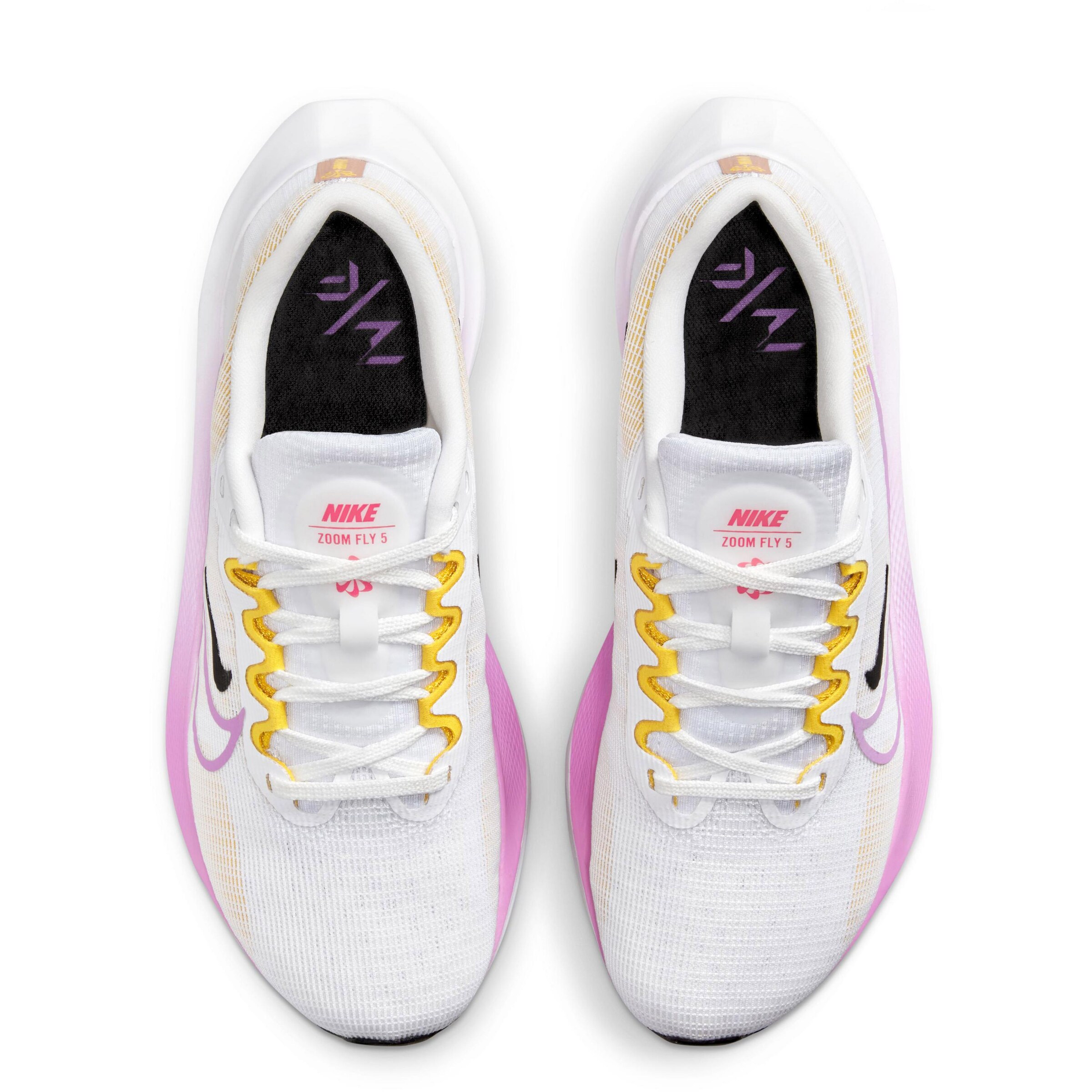 NIKE Παπούτσι για τρέξιμο 'Zoom Fly 5' σε λευκό