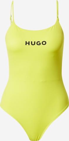HUGO Red Swimsuit 'PURE' in Yellow: front