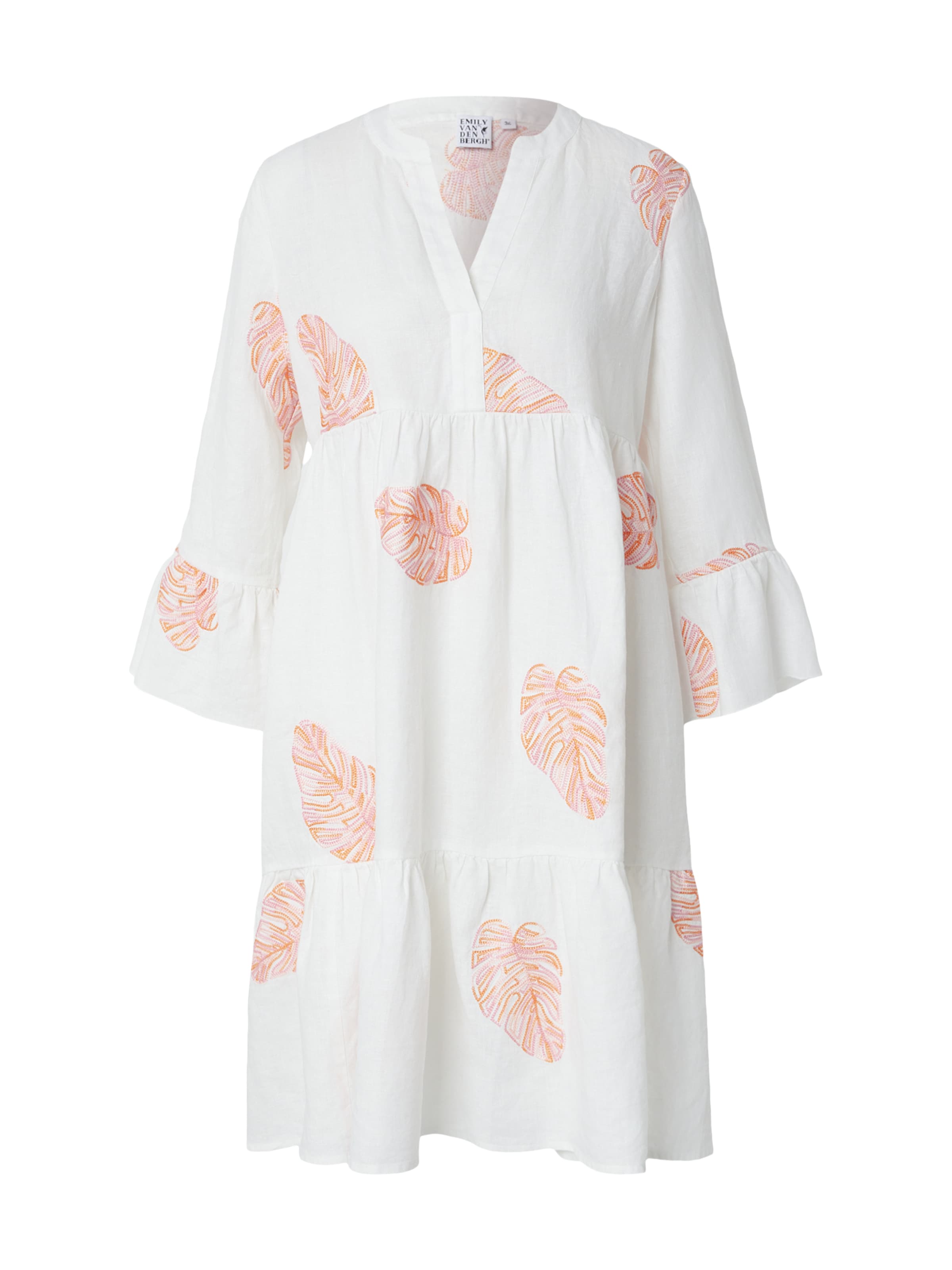 Robe d’été Emily Van Den Bergh en blanc : devant