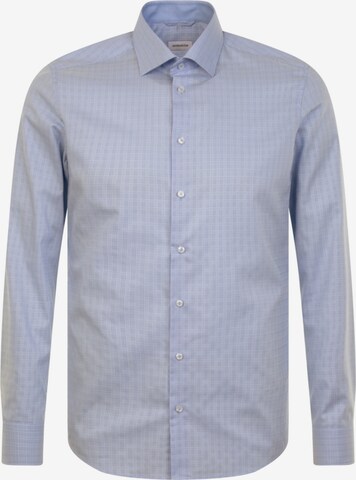 Coupe regular Chemise business SEIDENSTICKER en bleu : devant