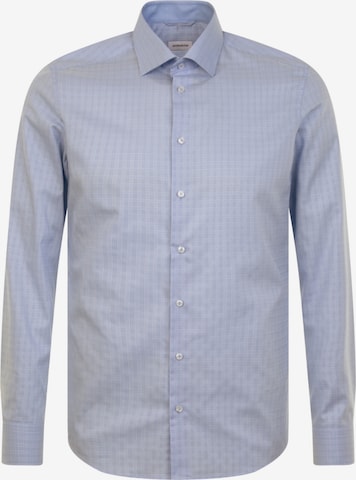 SEIDENSTICKER Regular fit Zakelijk overhemd 'SMART ESSENTIALS' in Blauw: voorkant