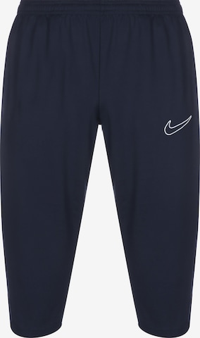 NIKE Regular Workout Pants 'Academy 23' in Blue: front