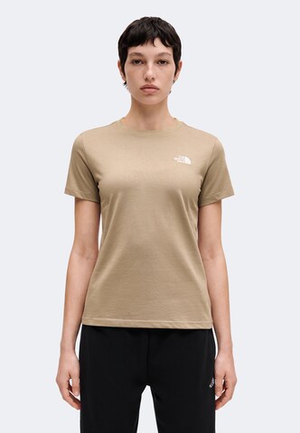 THE NORTH FACE Tričko 'Evolution Simple Dome' – béžová: přední strana