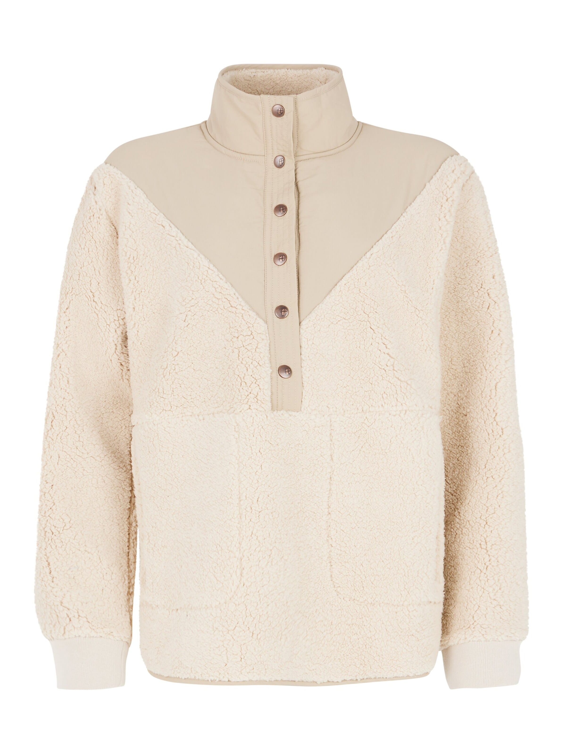PROTEST Sports sweatshirt 'PRTCYBER' in Brown: front
