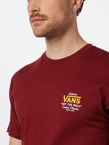 Tricou 'HOLDER CLASSIC' de la VANS pe roșu