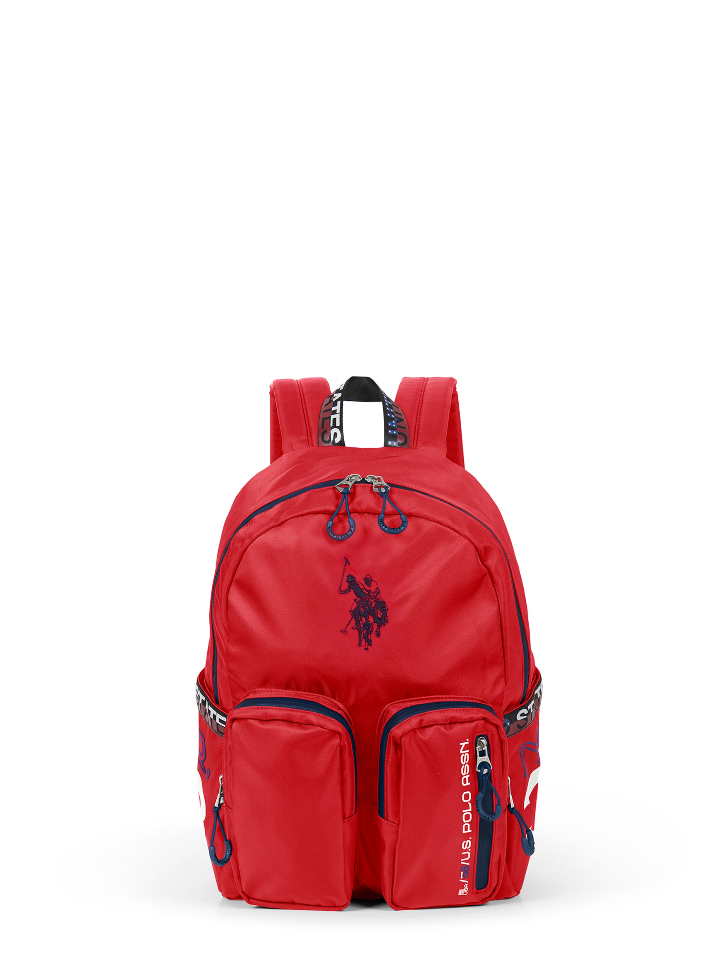 U.S. POLO ASSN. Backpack in Red: front
