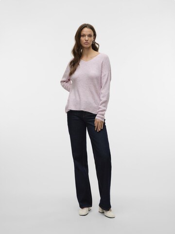 VERO MODA Trui 'LEFILE' in Roze