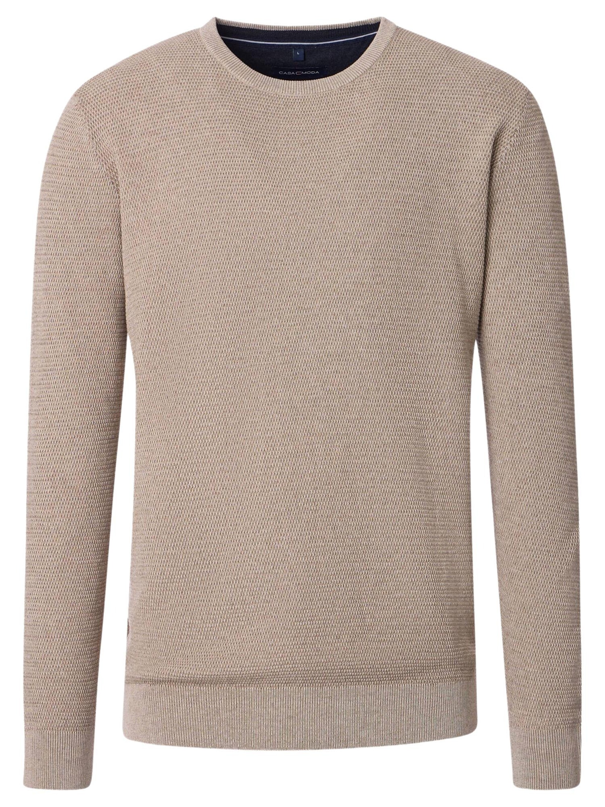 CASAMODA Sweater 'Basic' in Beige: front