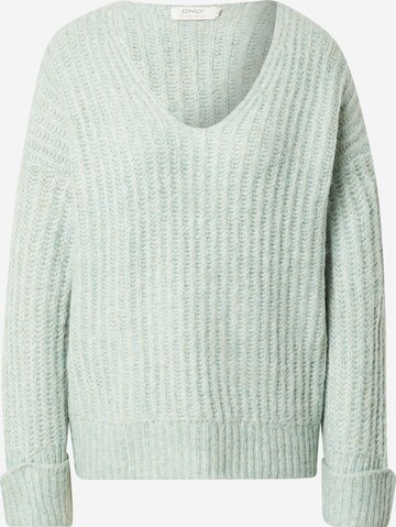ONLY Sweater 'SCALA' in Green: front