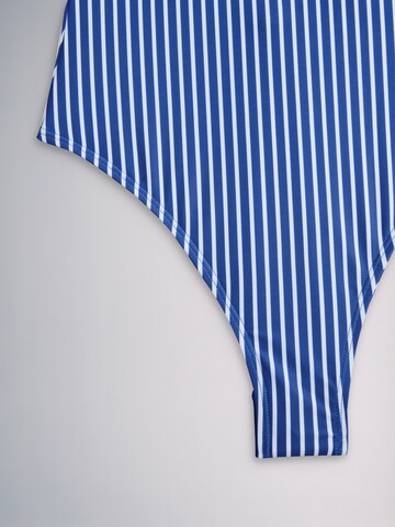 Bustieră Costum de baie întreg de la The Set pe albastru