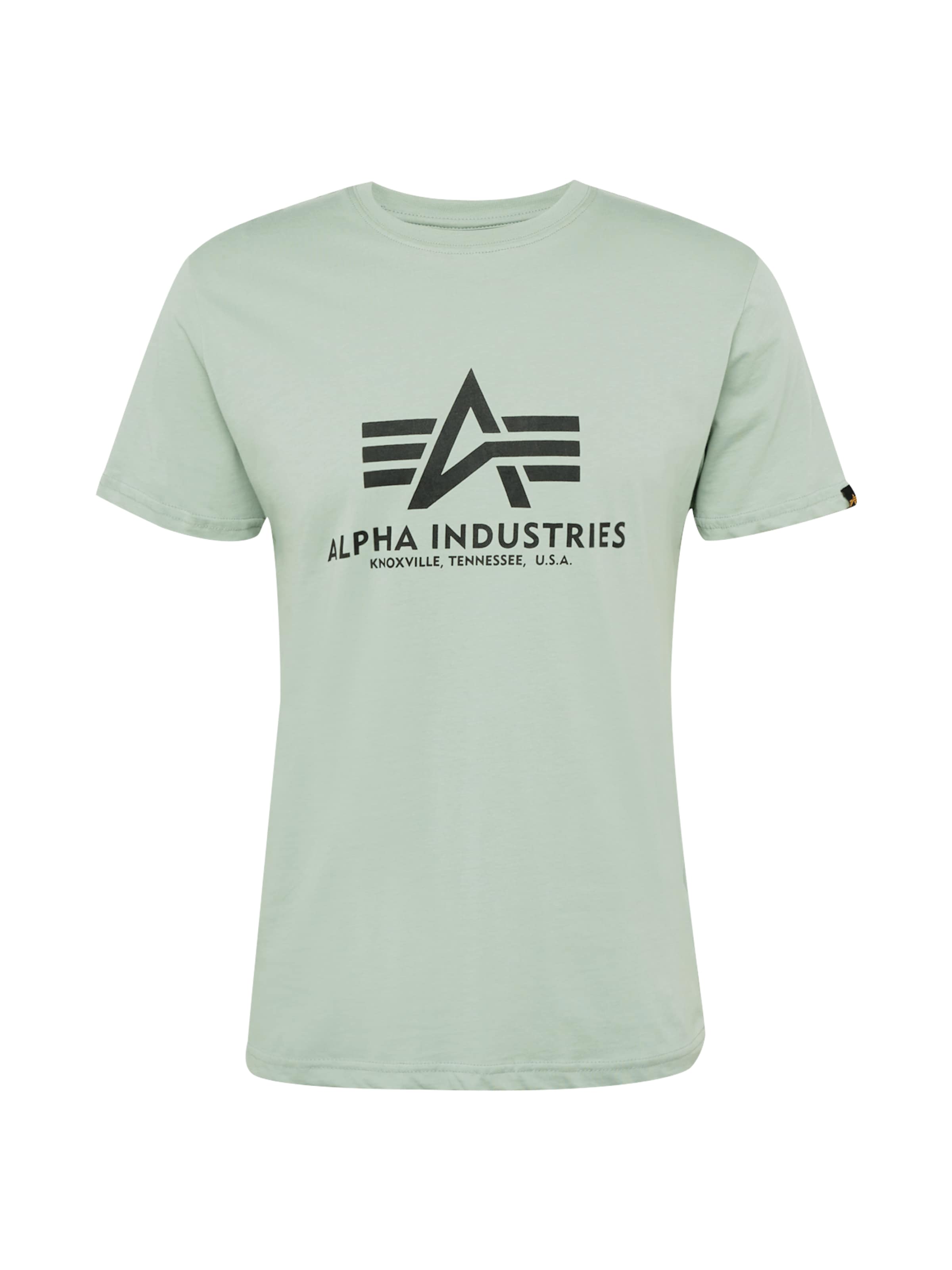 ALPHA INDUSTRIES Bluser & t-shirts i grøn: forside