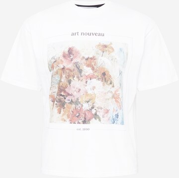 T-Shirt NU-IN en blanc : devant