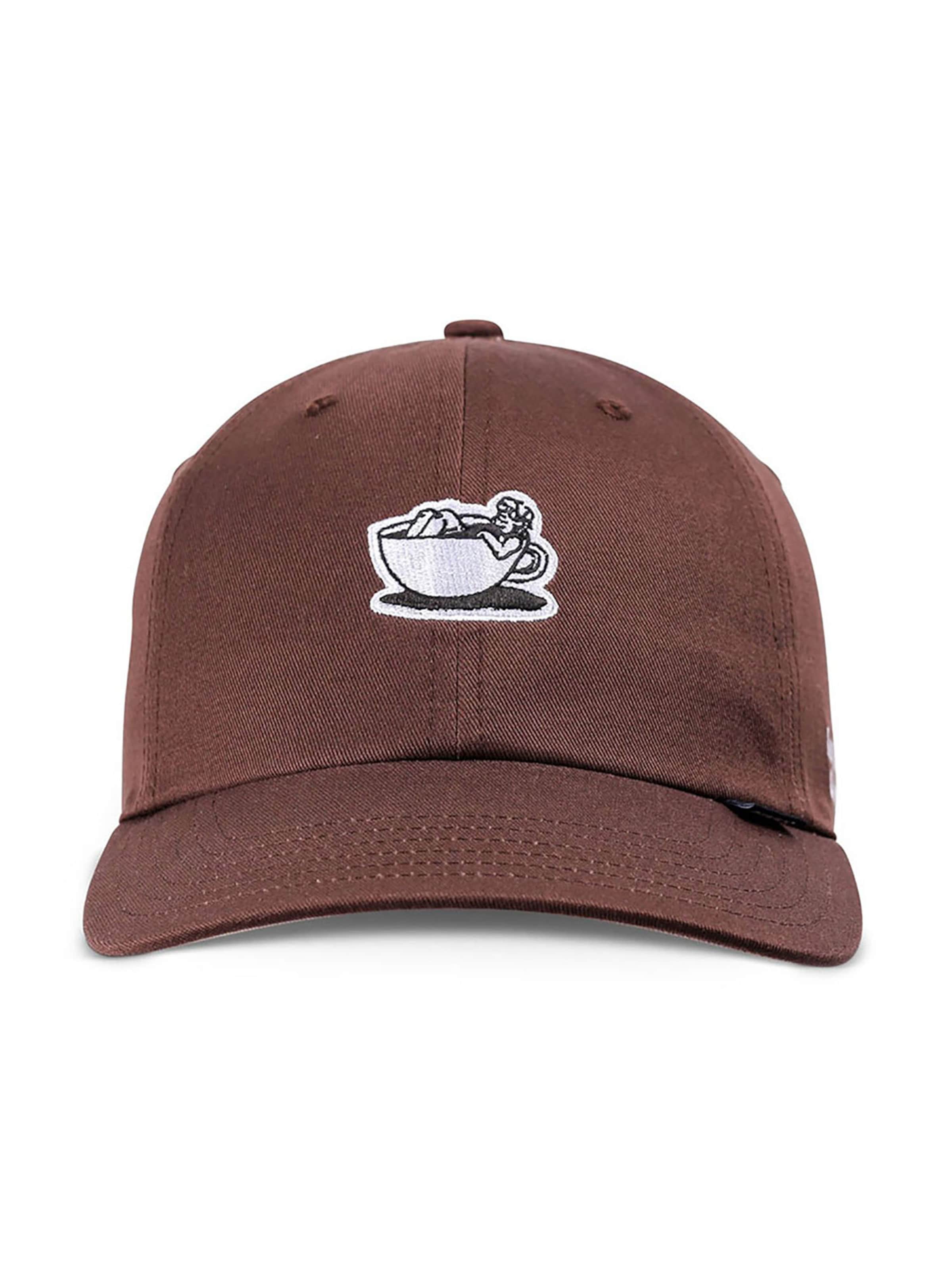 DJINNS Cap 'Guy in Cup' in Brown