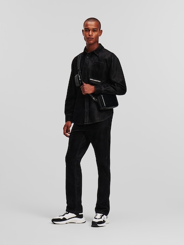 Karl Lagerfeld Regular fit Button Up Shirt in Black