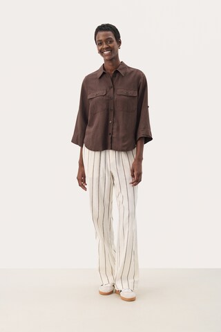 Part Two Bluse 'Rayani' in Braun