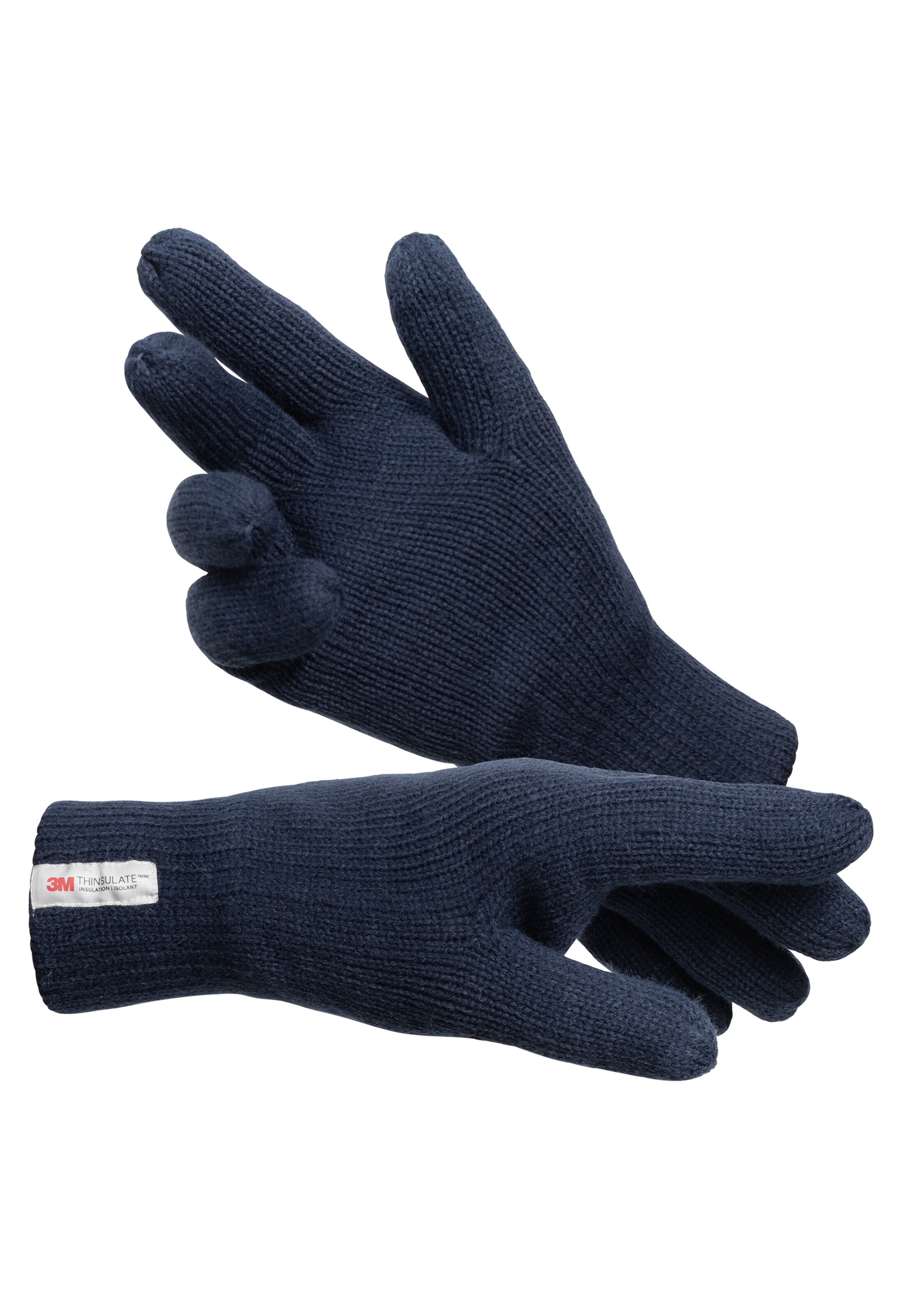 INDICODE JEANS Full Finger Gloves 'Jason' in Blue