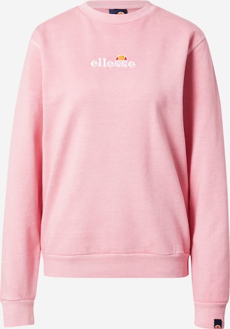 ELLESSE Sweatshirt 'Sappan' in Roze: voorkant