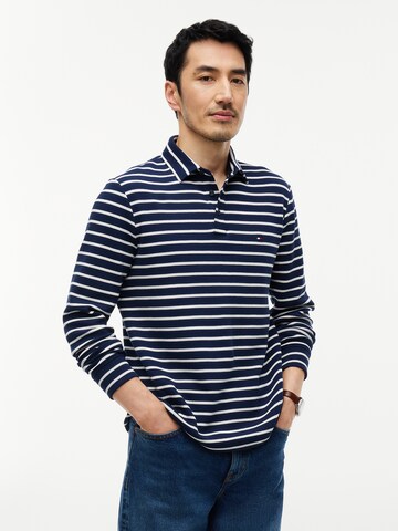 TOMMY HILFIGER - Camisa em azul: frente