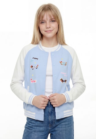 MYMO - Casaco meia-estação em azul: frente