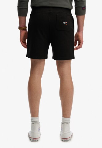 Superdry & Co Regular Hose in Schwarz