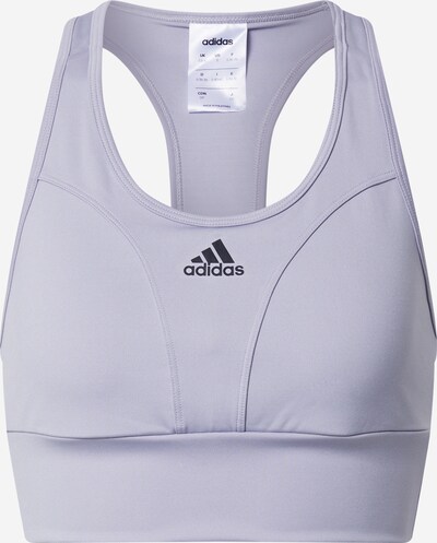 ADIDAS PERFORMANCE Soutien-gorge de sport en gris / noir, Vue avec produit