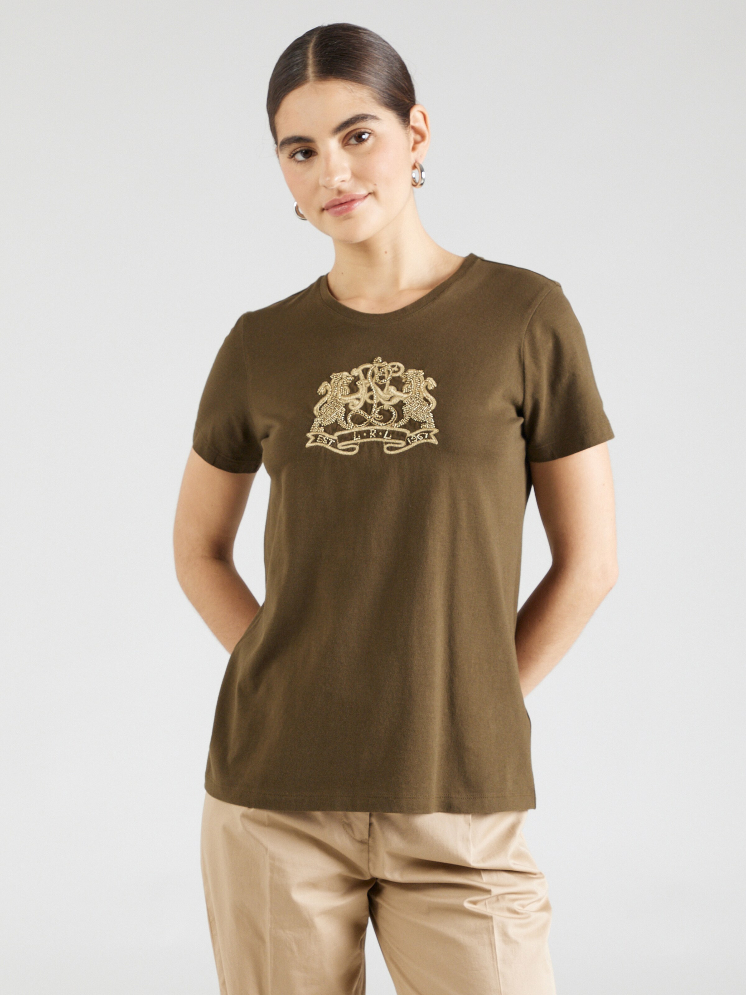 Ralph lauren olive t shirt hotsell