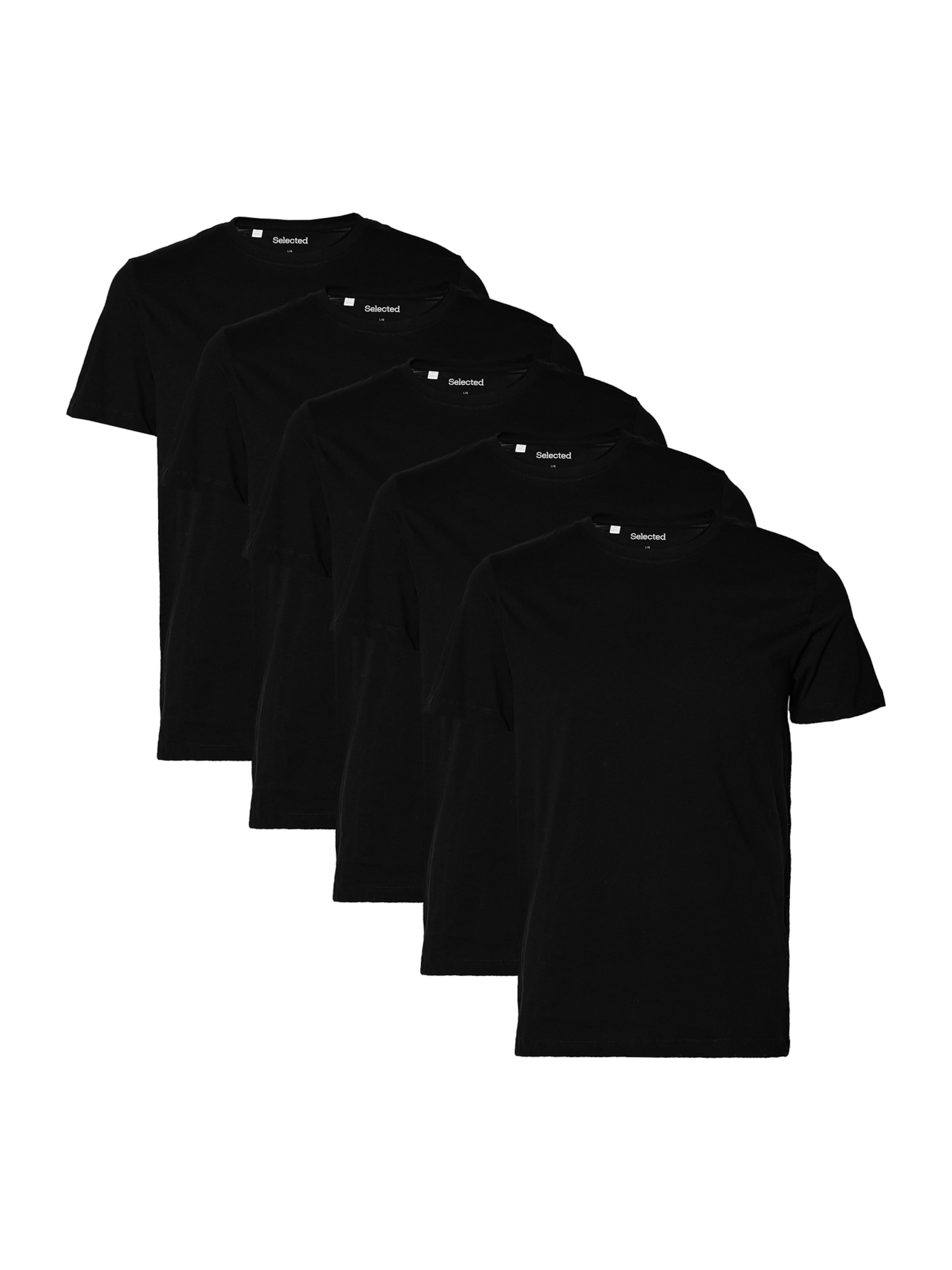 SELECTEDMajica 'SLHCORMAC' - crna boja: prednji dio