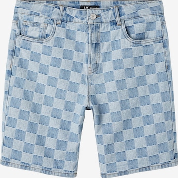 LMTD Regular Shorts 'CHEKIZZA' in Blau: predná strana