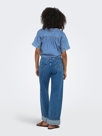 ONLY Blouse 'ONLPaula' in Blauw