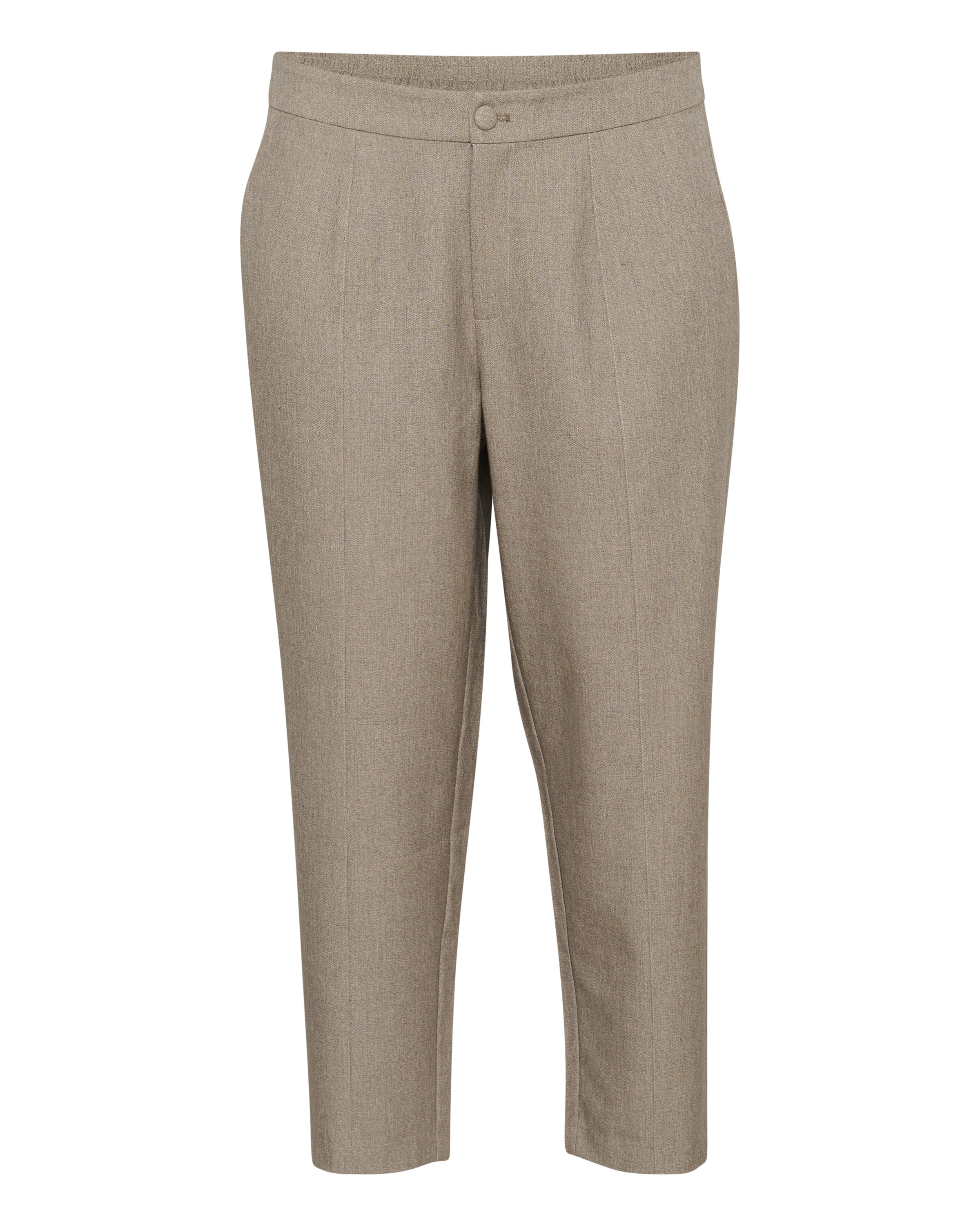 KAFFE CURVE Pantalon 'Tilda' in de kleur Beige gemêleerd, Productweergave