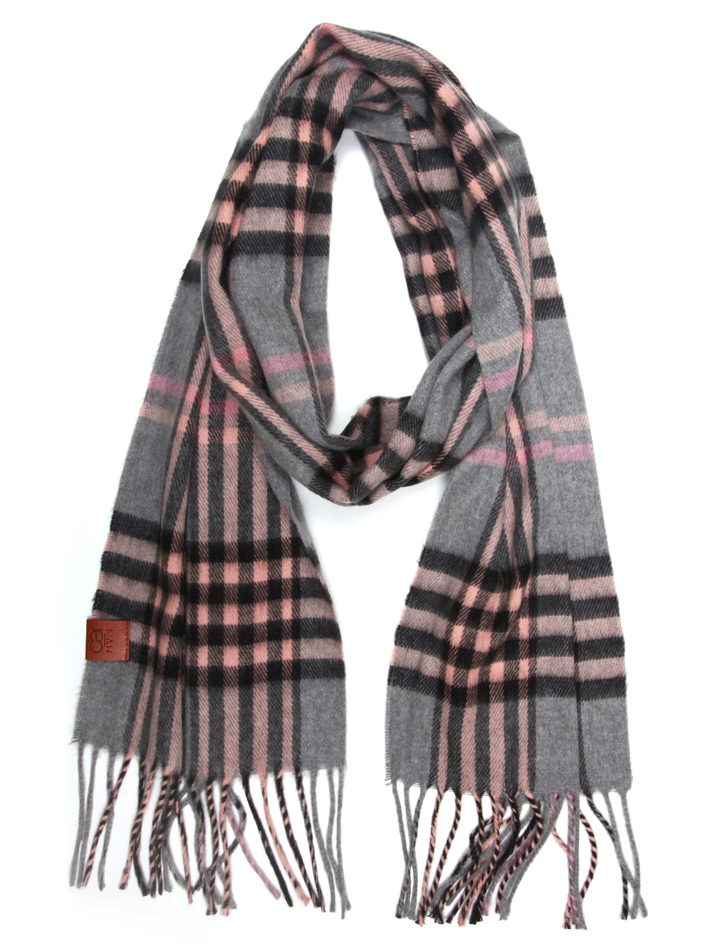 COLLEZIONE ALESSANDRO Scarf 'Venedig' in Grey: front