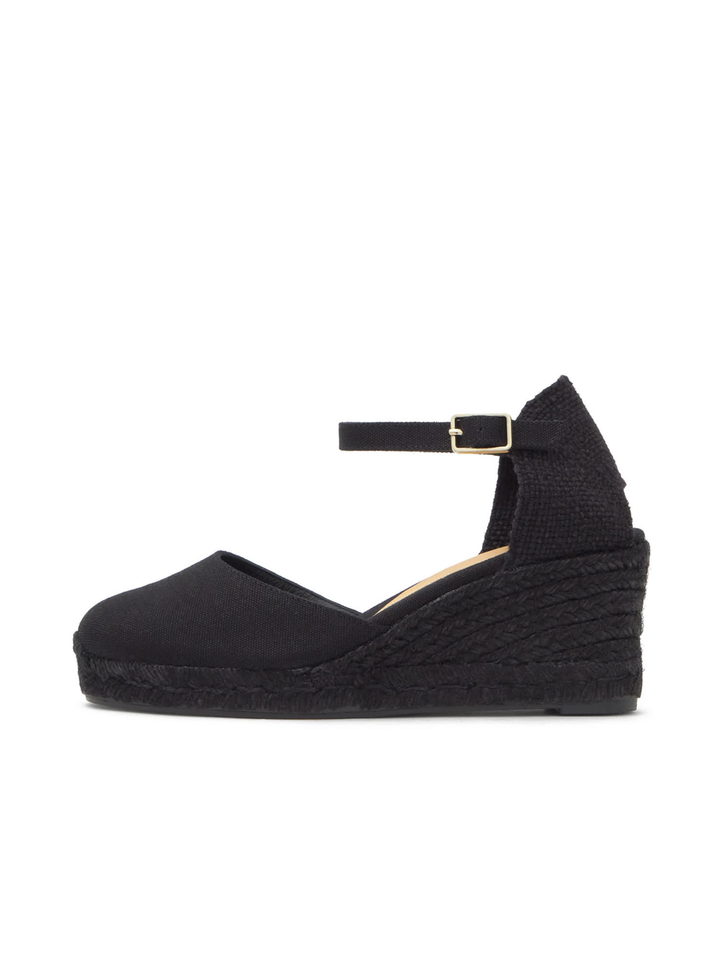 Castañer Espadrilles 'CAROL' in Black: front