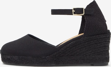 Castañer Espadrillo 'CAROL' värissä musta: etupuoli