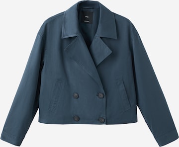 mėlyna MANGO TEEN Demisezoninis paltas 'Naval': priekis