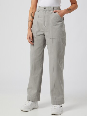 Loosefit Pantalon 'Gwyneth' WEEKDAY en gris : devant