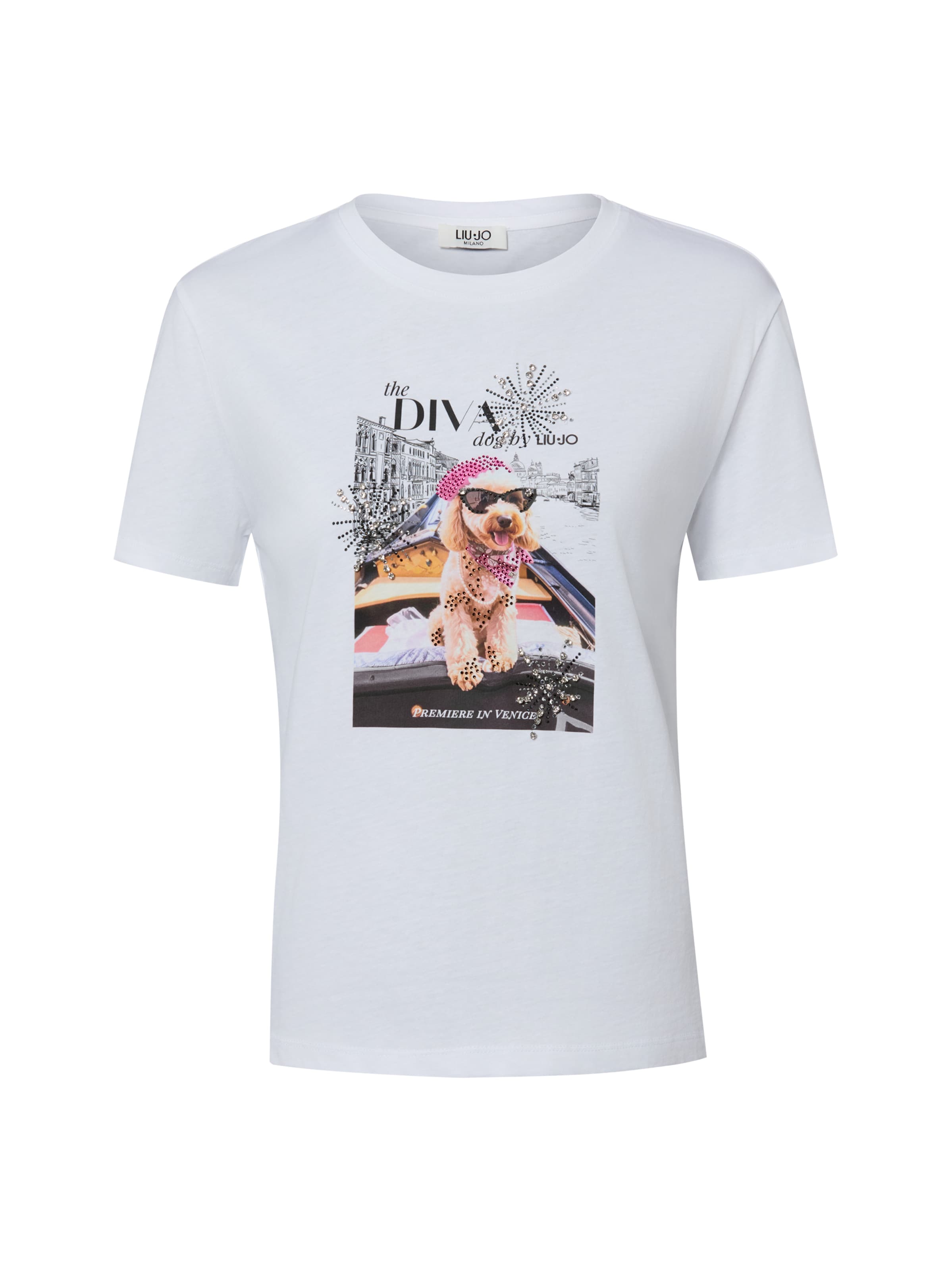 T-shirt Liu Jo en blanc : devant