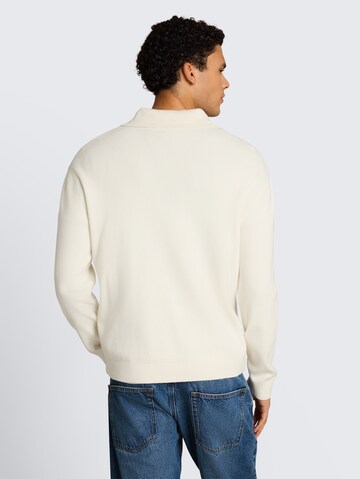 TOM TAILOR DENIM Sweater in White