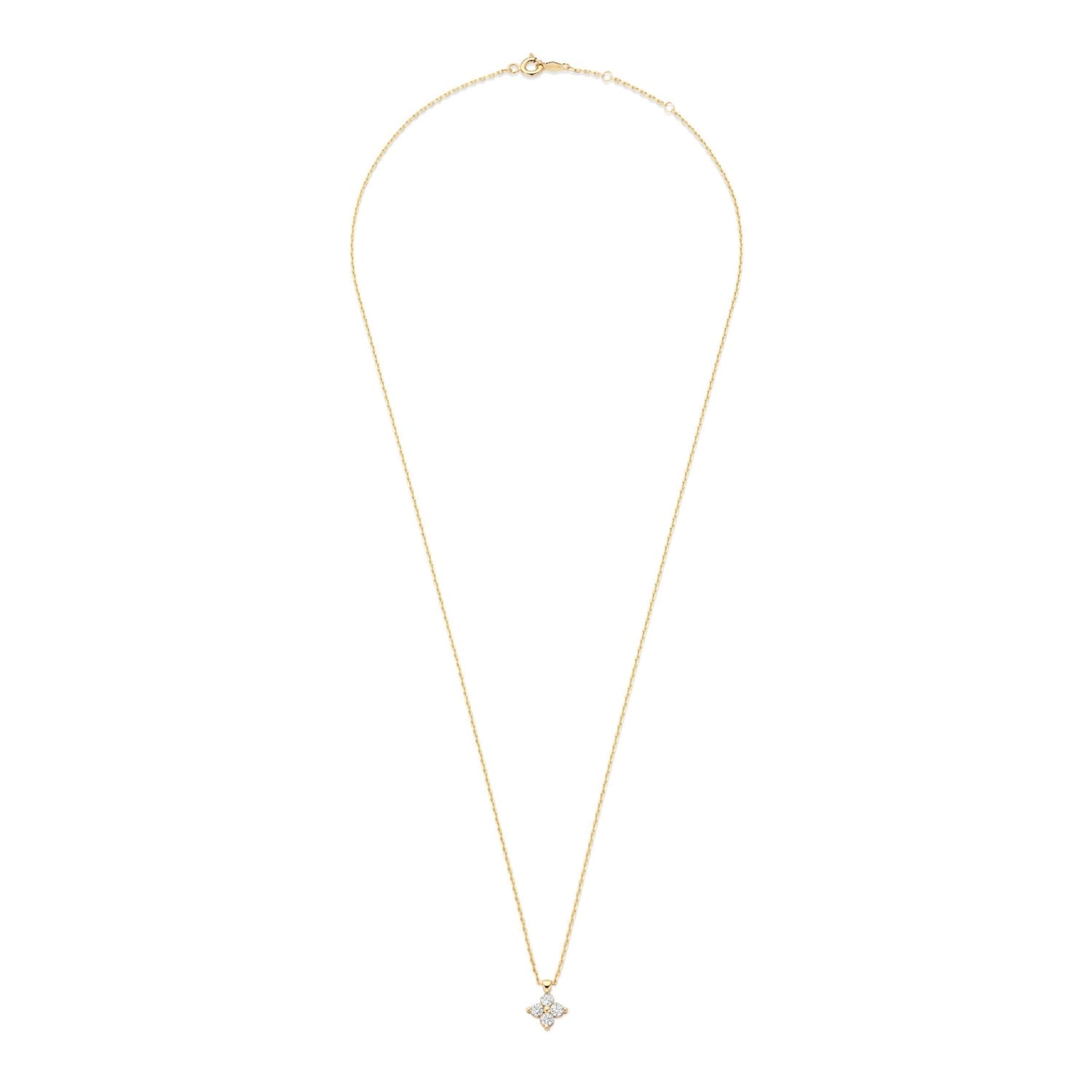 Isabel Bernard Ketting in One Size in de kleur Goud / Transparant, Productweergave