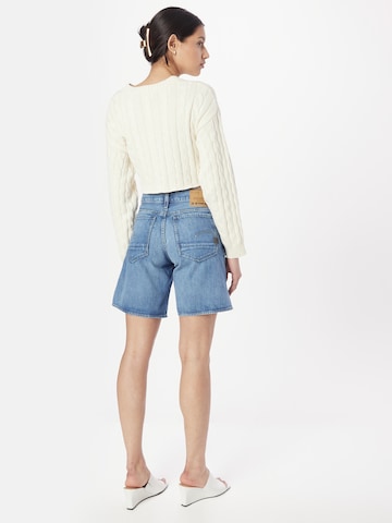 G-Star RAW Wide Leg Shorts 'Judee' in Blau