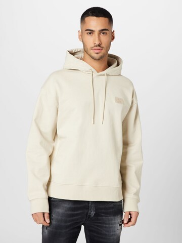 Calvin Klein Jeans - Sudadera en blanco: frente