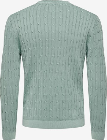 Only & Sons Pullover 'ROBERT' in Grün