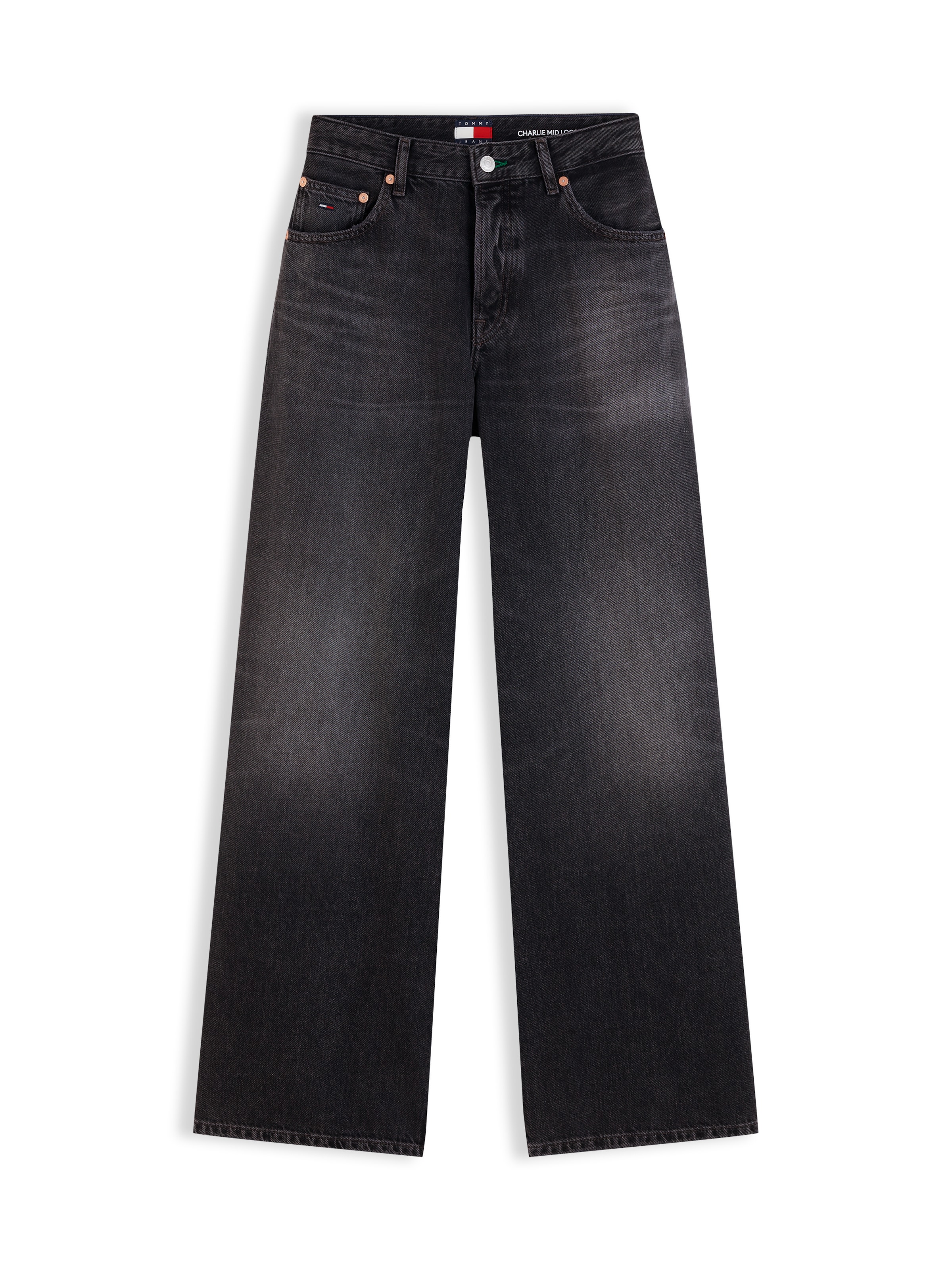 Tommy Jeans Jeans 'CHARLIE' in 24/28 in black denim, Produktansicht