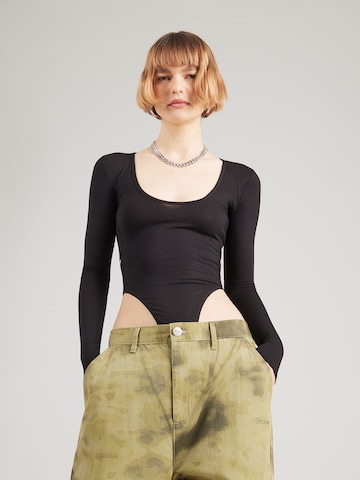 DIESEL Rövid body - fekete: elől