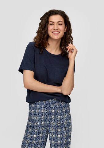 s.Oliver Shirt in Blauw: voorkant