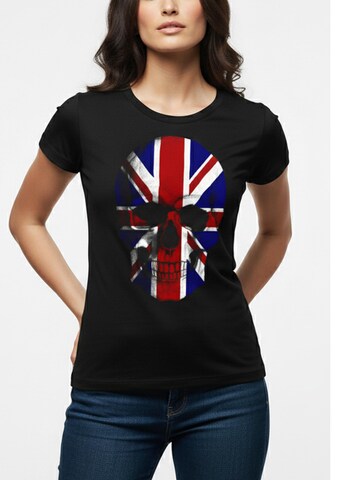 MAKAYA Shirt 'UK Skull' in Black