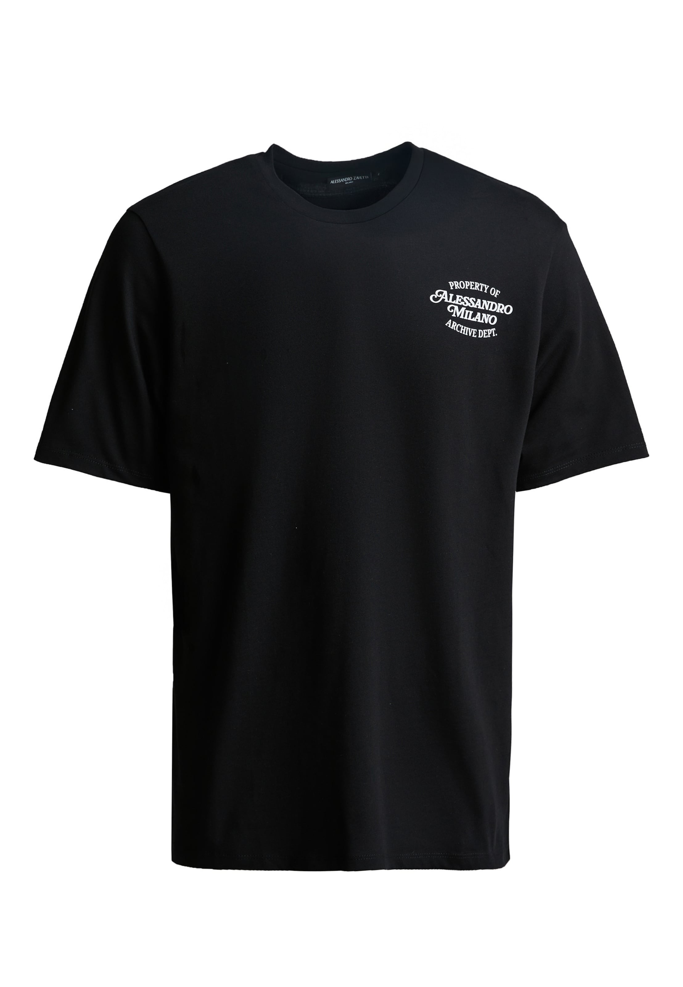 Alessandro Zavetti Shirt 'Pirelli' in Black: front