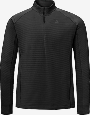 Schöffel Funktionele fleece-jas in Zwart: voorkant